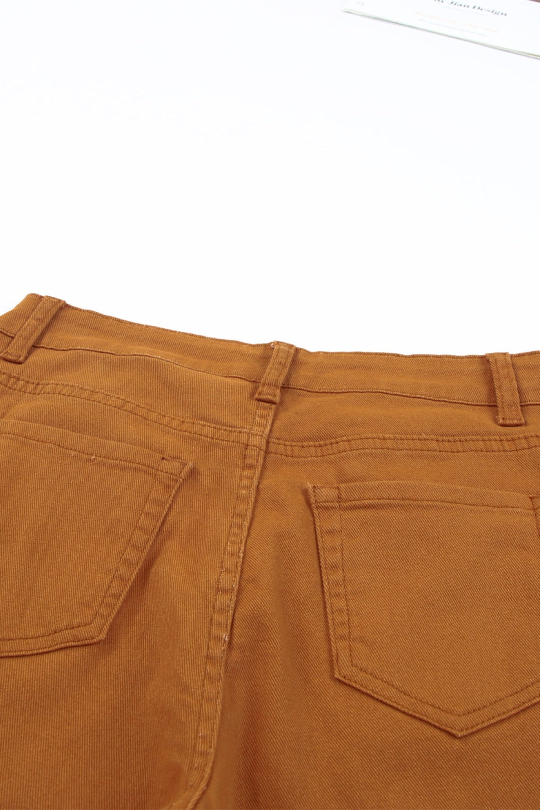 Distressed Raw Hem Straight Leg Jeans