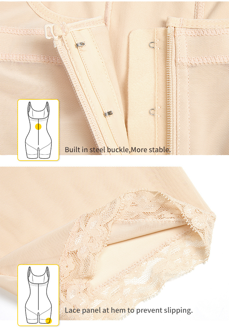 Plus Size Lace Suspender Full Body Butt-Lifting Shaper