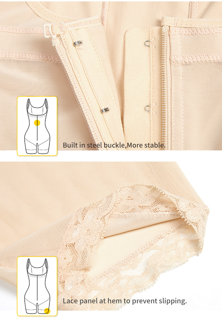 Plus Size Lace Suspender Full Body Butt-Lifting Shaper