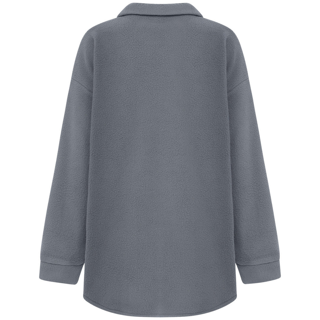 Collared Sherpa Fleece Jacket