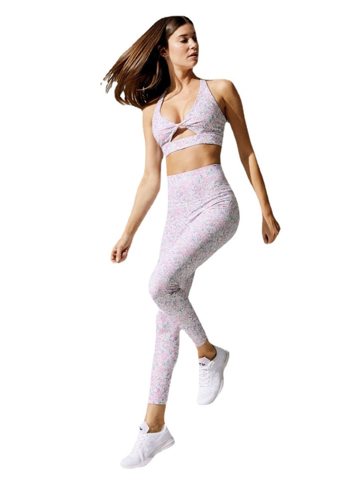 Ditsy Floral Cut Out Sports Bra & Leggings Set