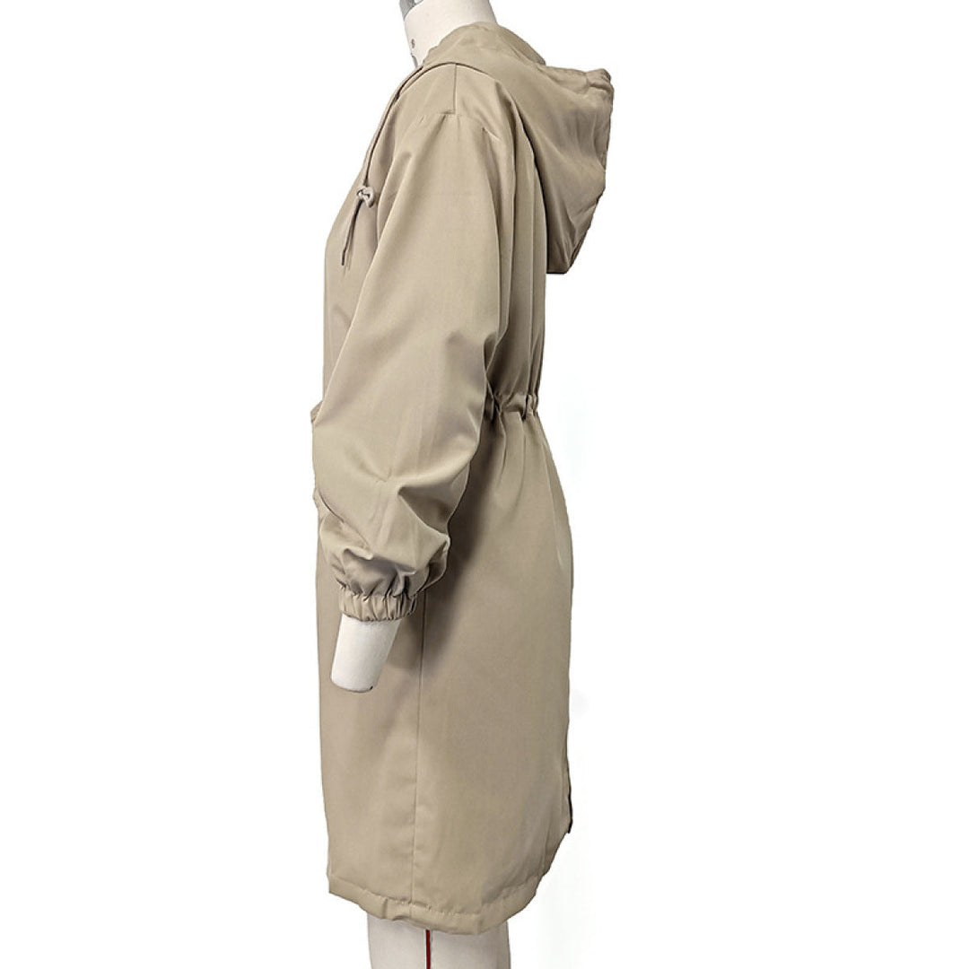 Casual Long-Sleeved Single-Breasted Coat