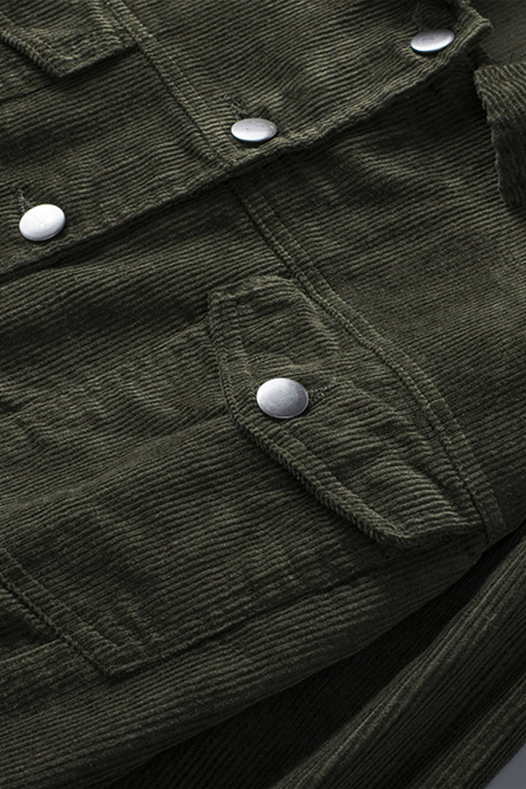 Corduroy Buttoned Jacket