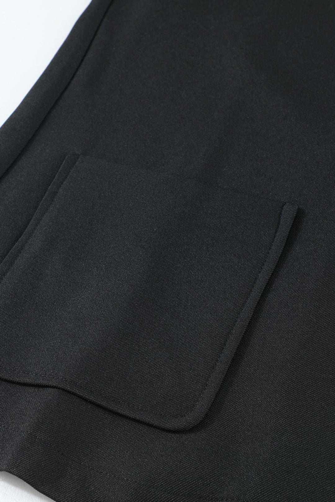 Buttoned Lapel Collar Blazer