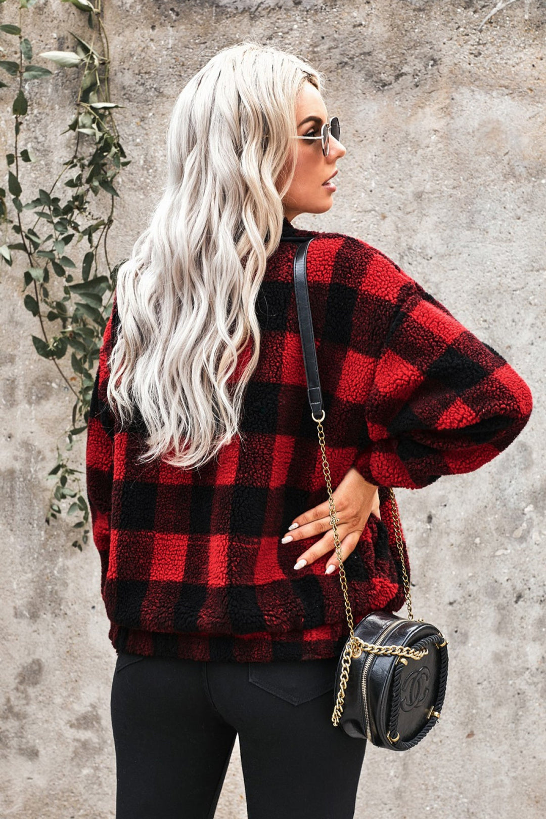 Leopard Print Sherpa Jacket Coat