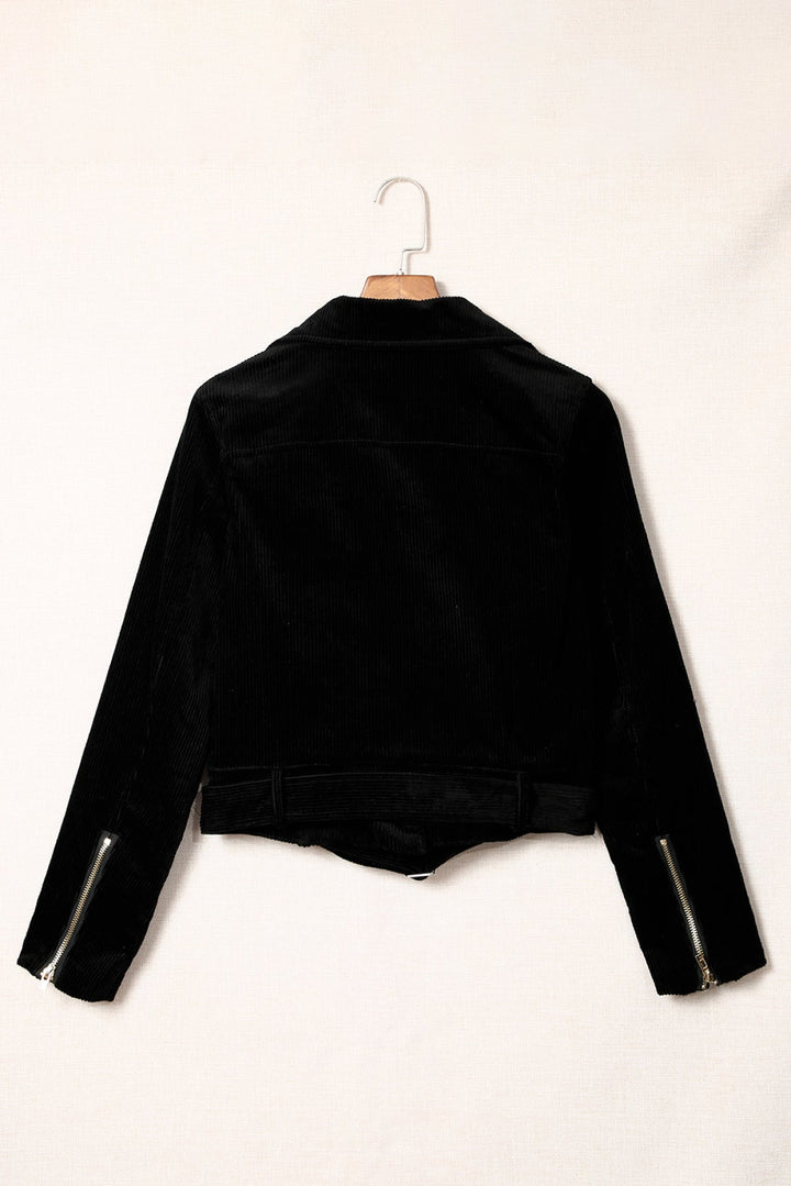 Zip Up Corduroy Jacket