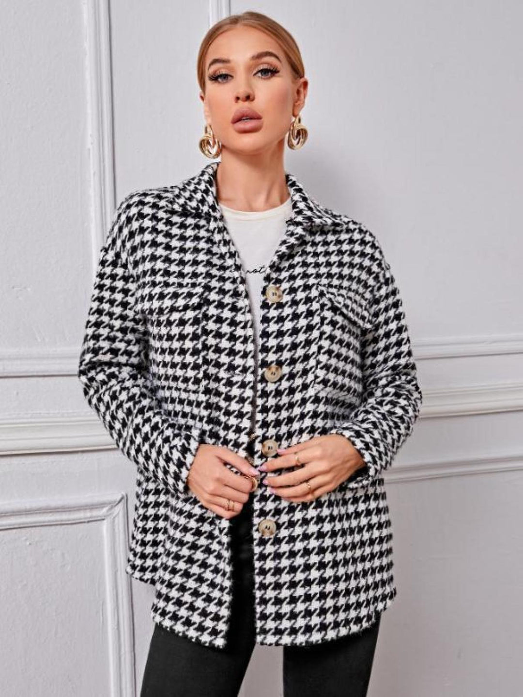 Houndstooth Coat