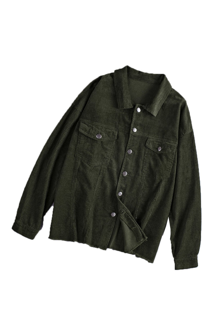 Corduroy Buttoned Jacket