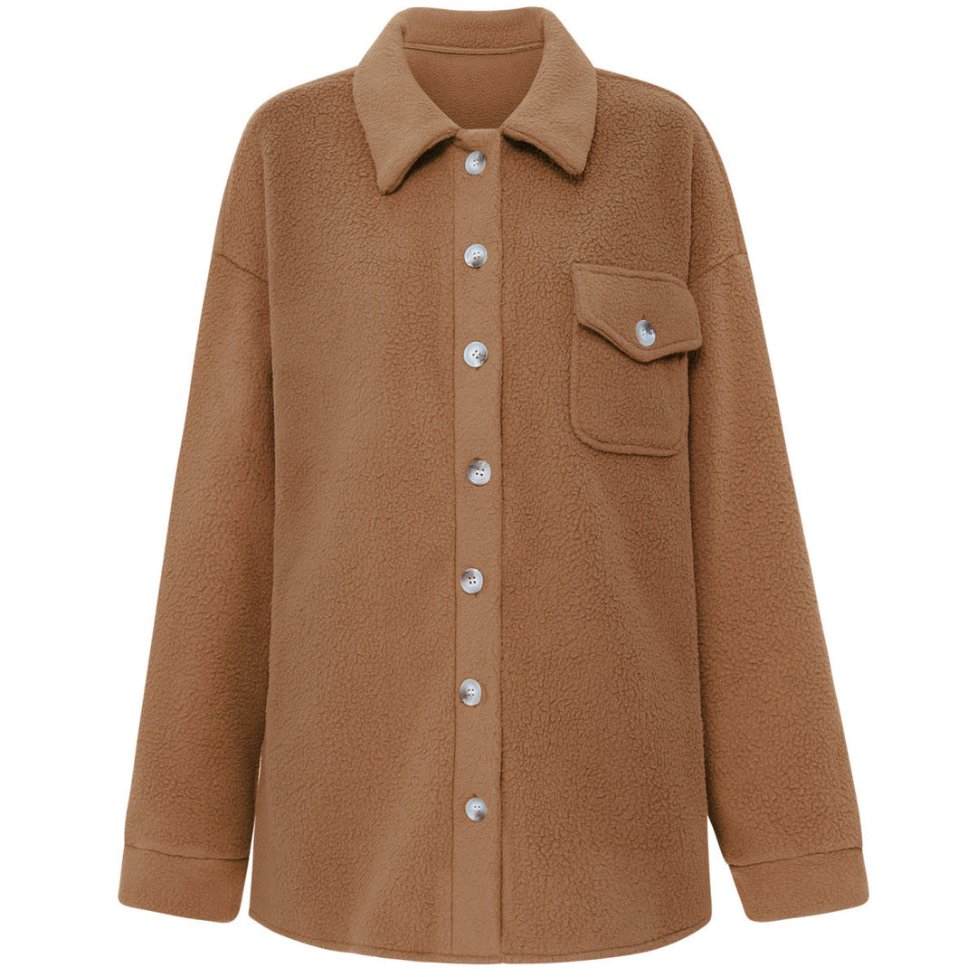 Collared Sherpa Fleece Jacket