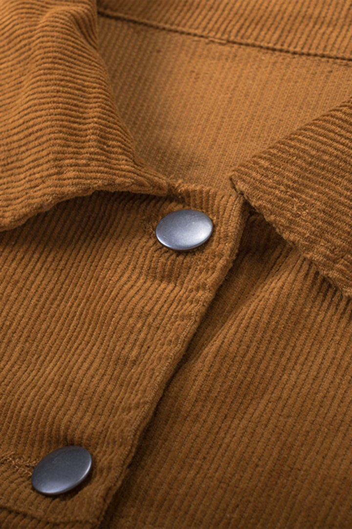 Corduroy Buttoned Jacket