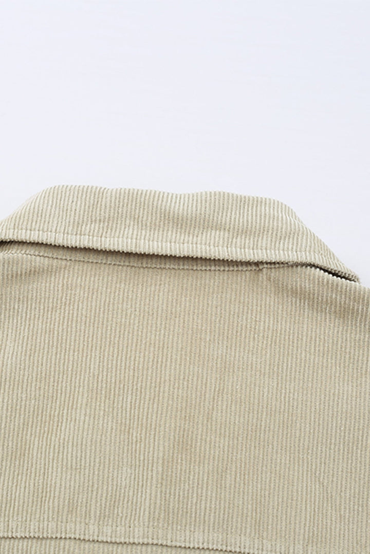 Corduroy Buttoned Jacket