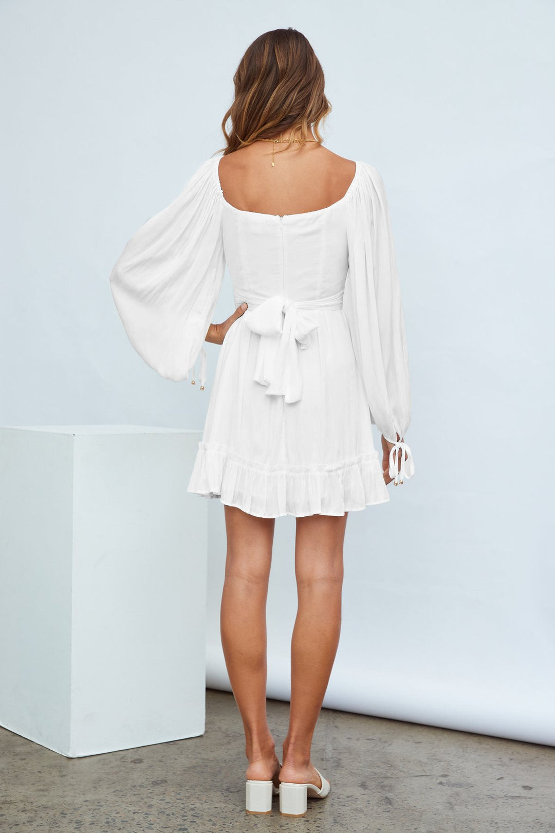 Ruffle Hem A-line Dress