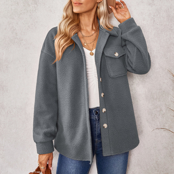 Collared Sherpa Fleece Jacket
