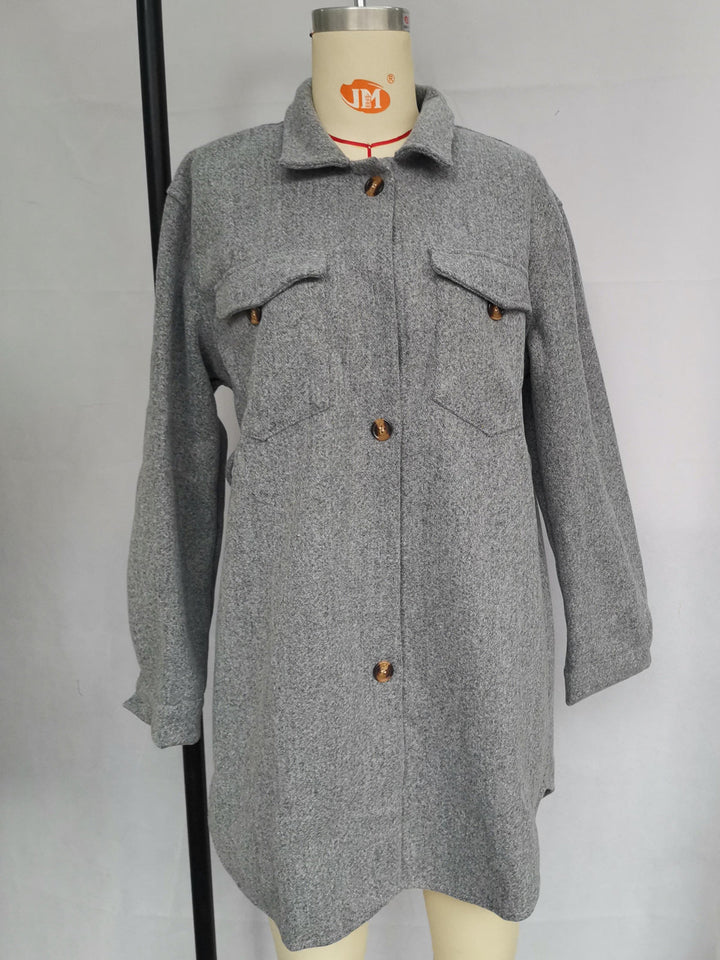 Casual Collared Coats