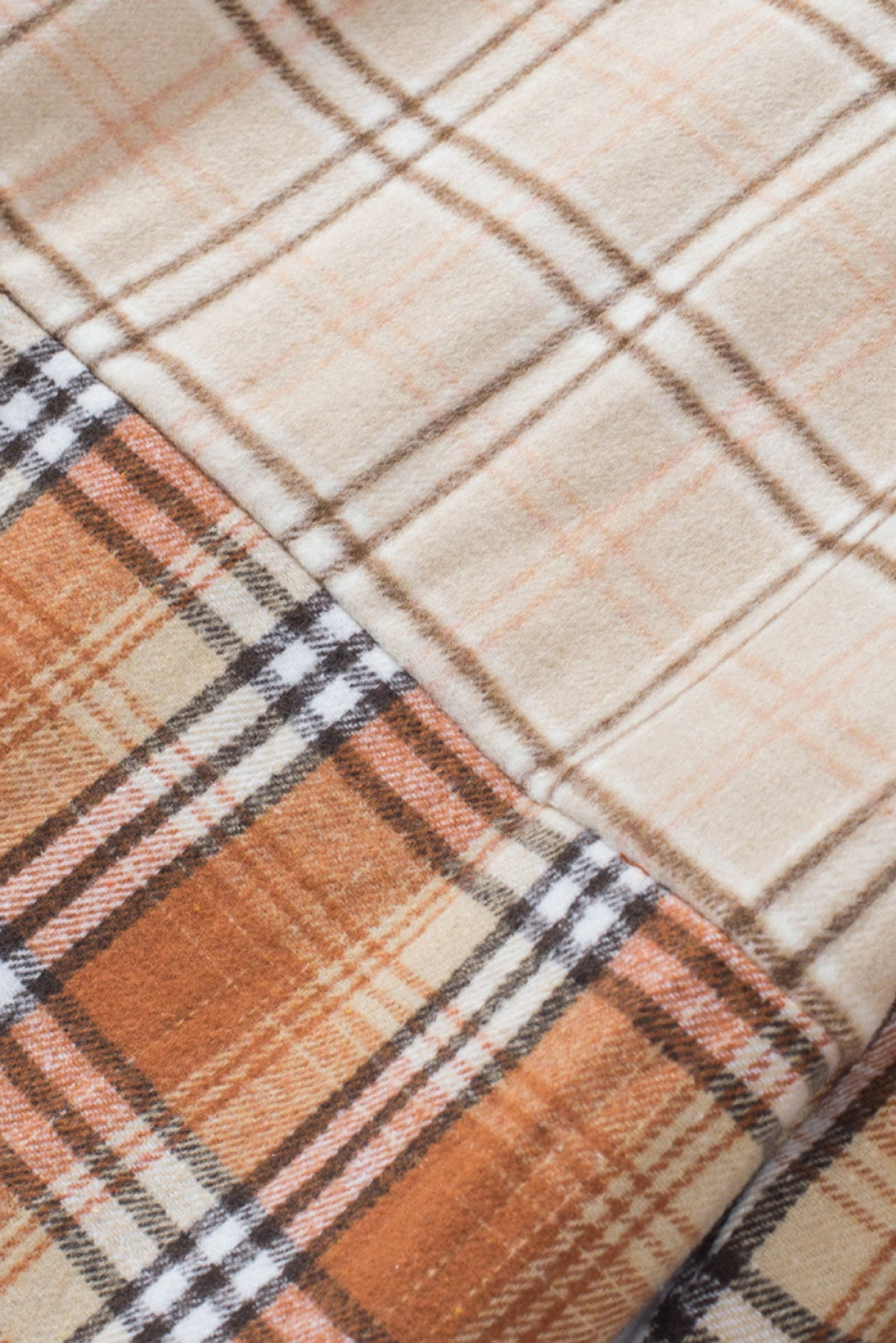 Patchwork Shirt Jacket