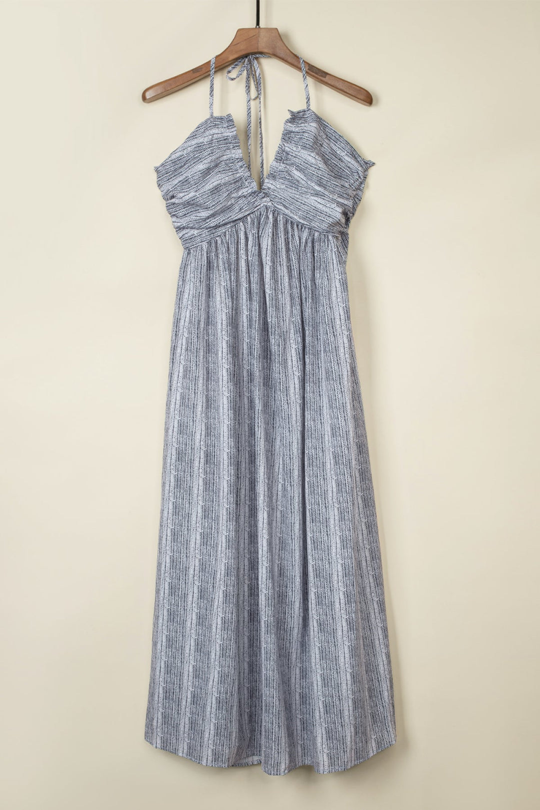 Halter Backless Maxi Dress