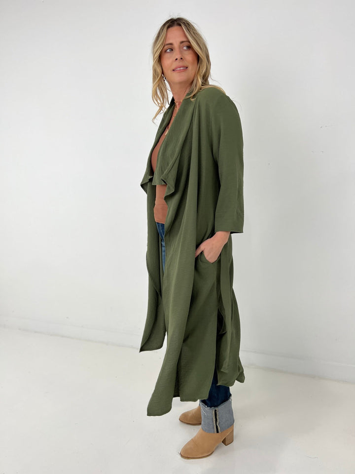 Draped Front  Jacket