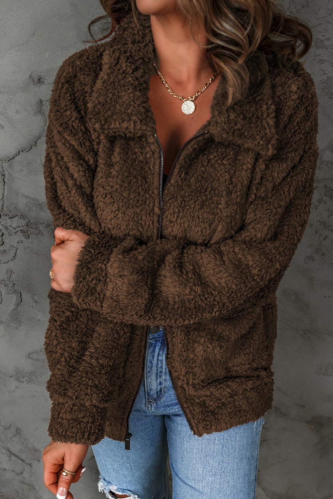 Fleece Casual Coat