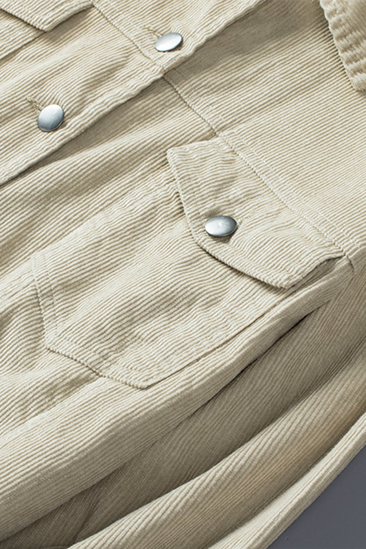 Corduroy Buttoned Jacket