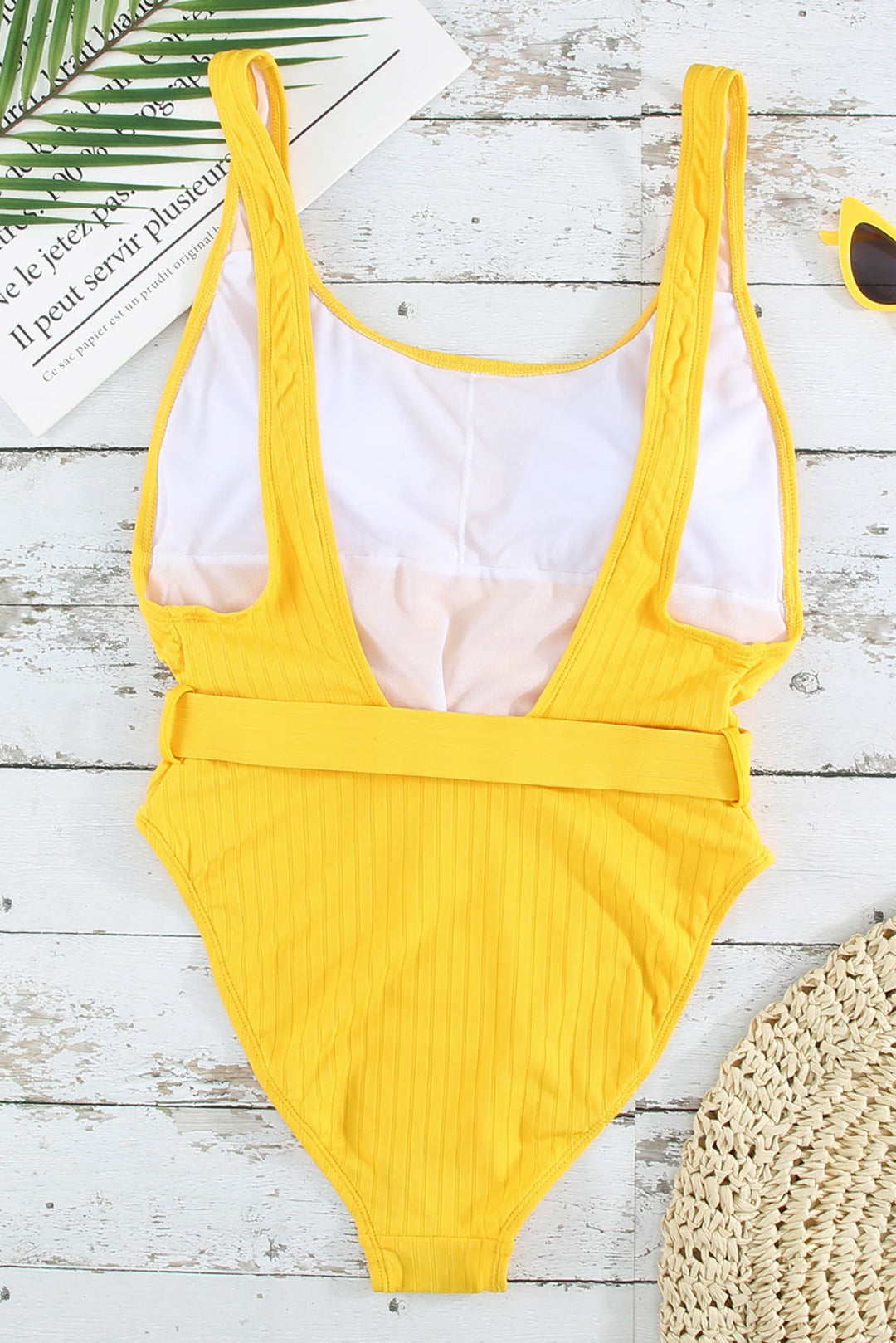 Ribbed One-piece Swimsuit