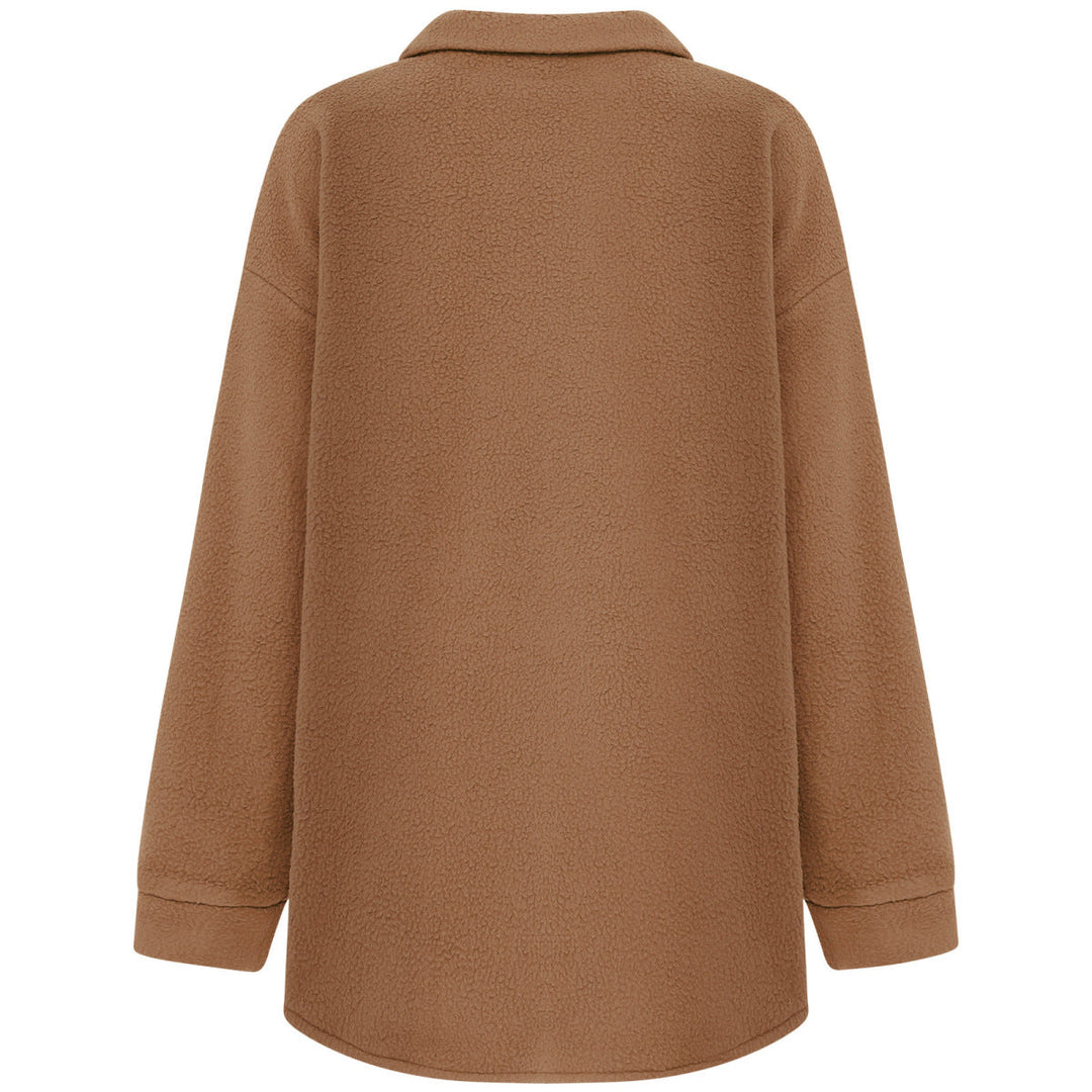 Collared Sherpa Fleece Jacket