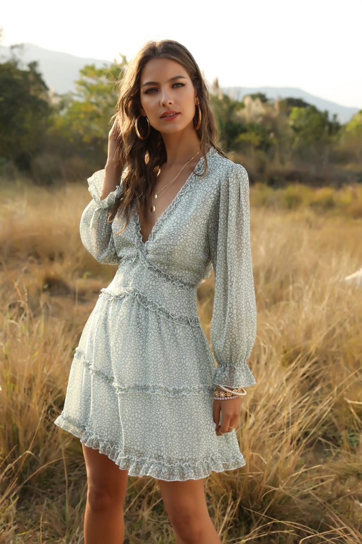 Floral Out Tiered Dress