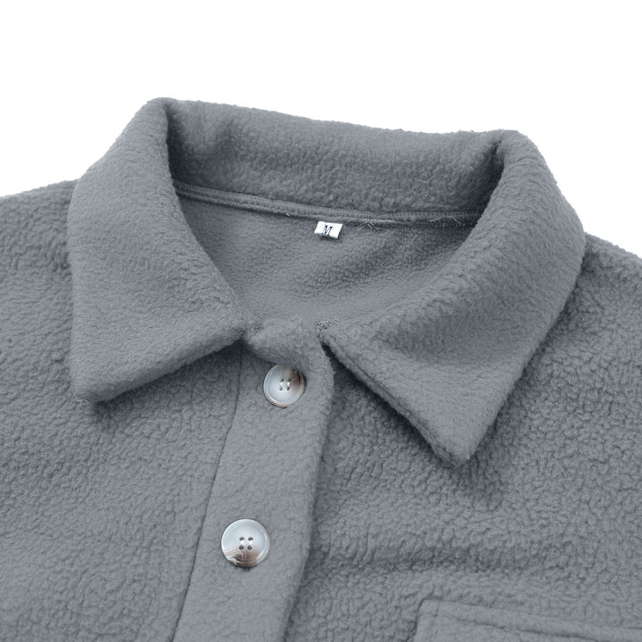 Collared Sherpa Fleece Jacket