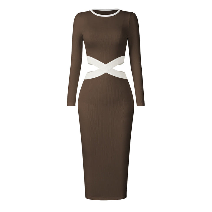 Colorblock Maxi Tube Dress