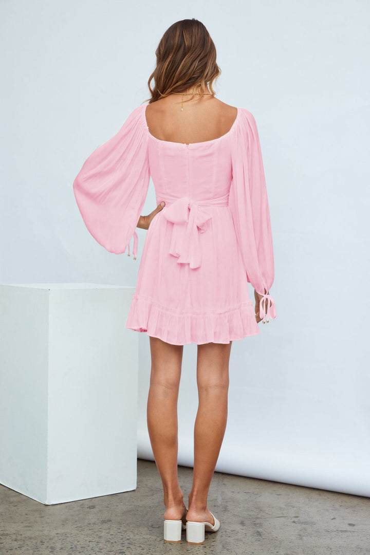 Ruffle Hem A-line Dress