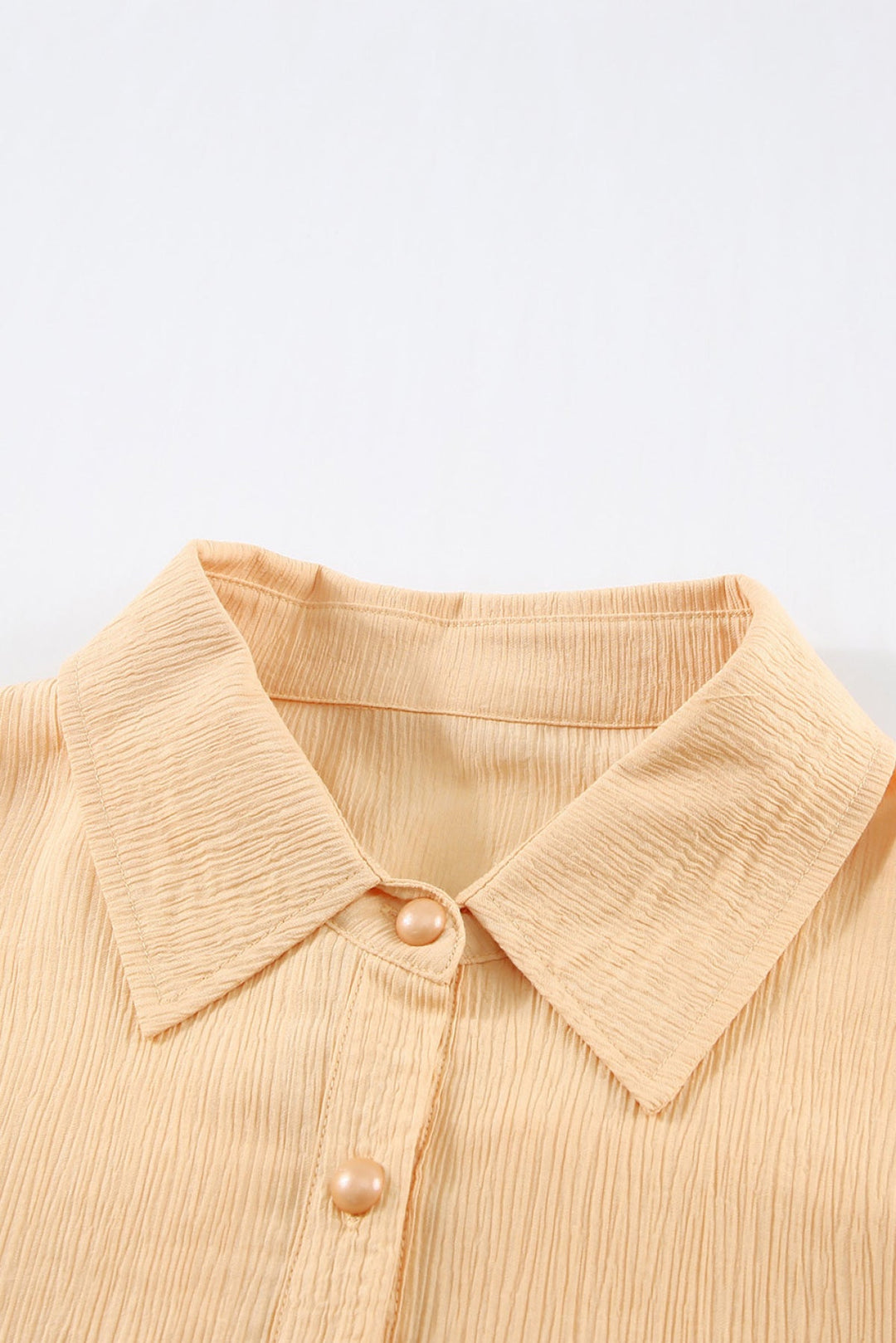 Ruffled Patchwork Loose Shirt