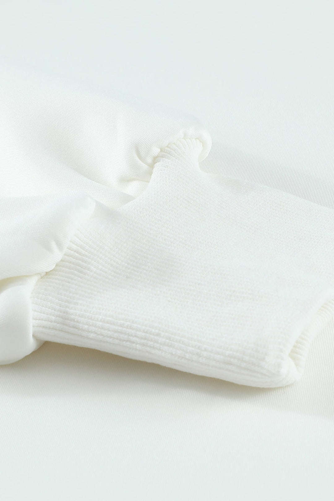 Solid Drop-Shoulder Pullover Sweatshirt
