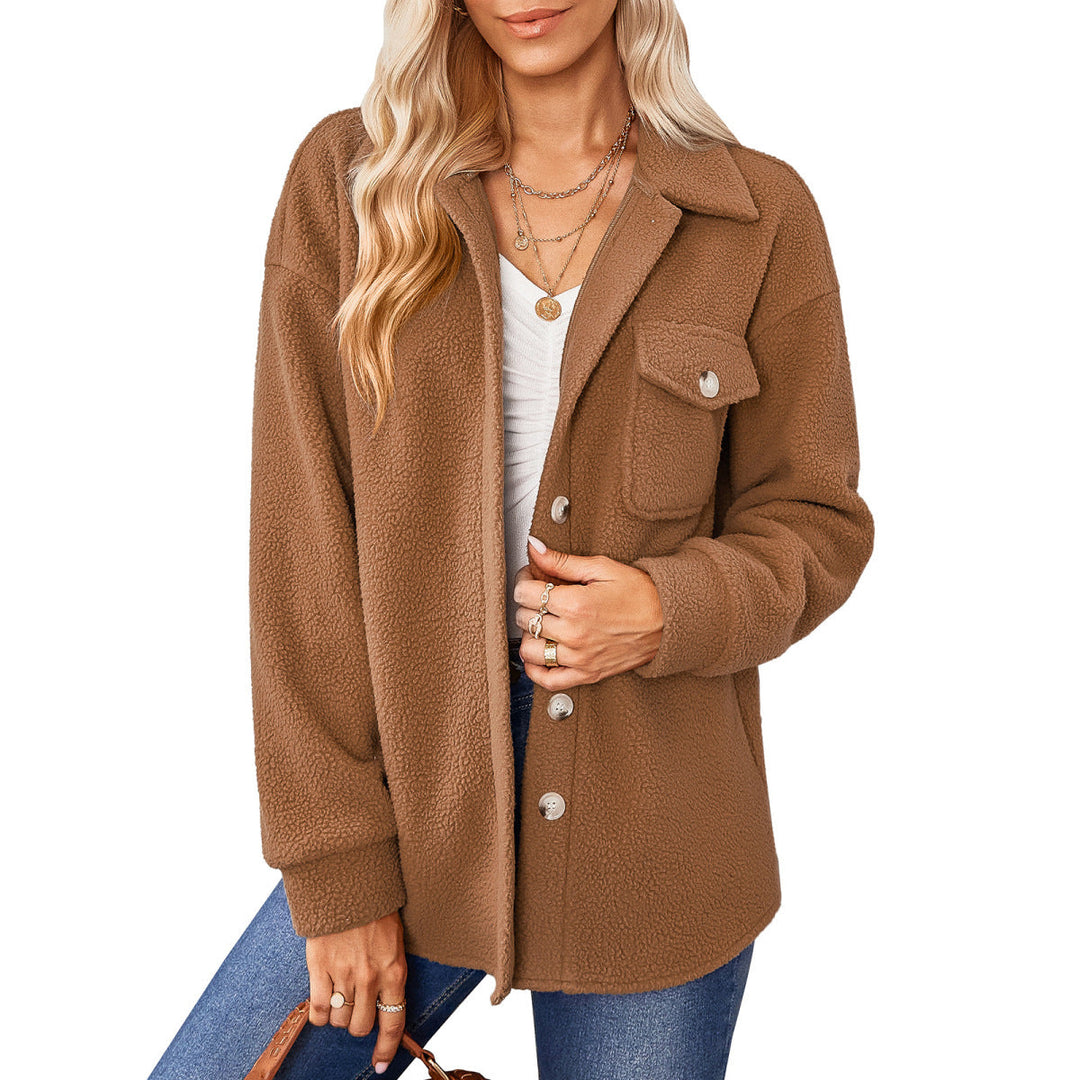 Collared Sherpa Fleece Jacket