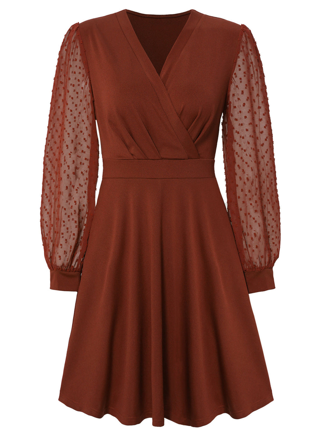Swiss Dot Dress - Mini Dress