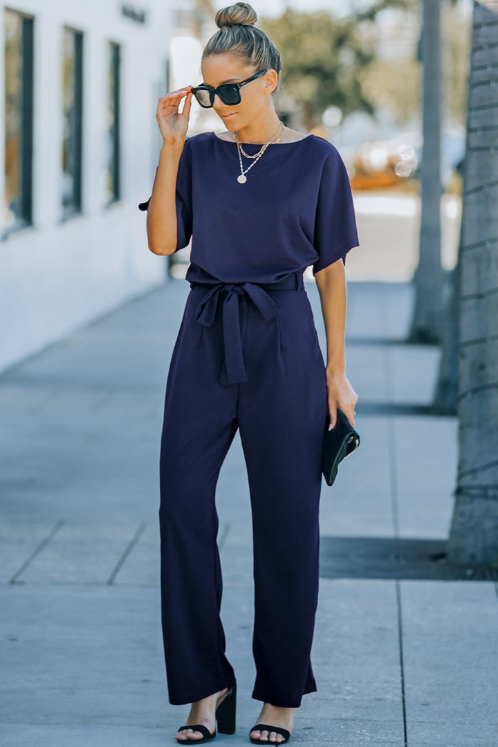 Glam Wide Leg Jumpsuit