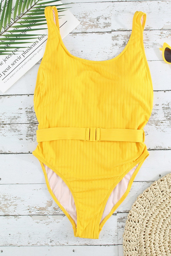 Ribbed One-piece Swimsuit