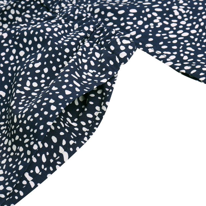Flare Sleeve Leopard Jumpsuit