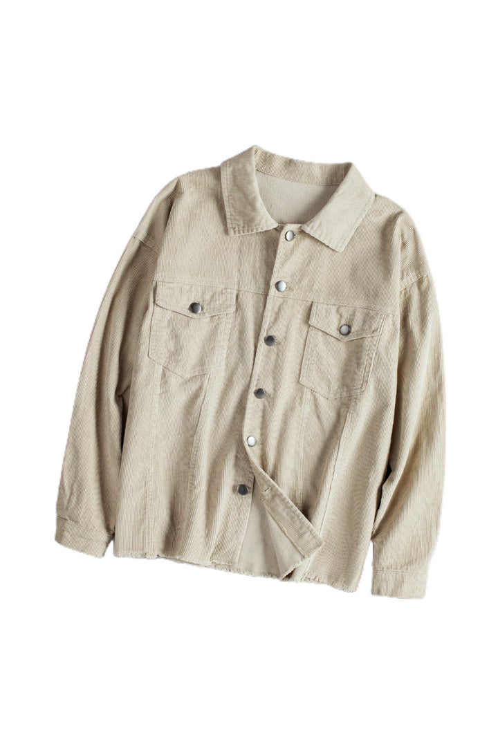 Corduroy Buttoned Jacket