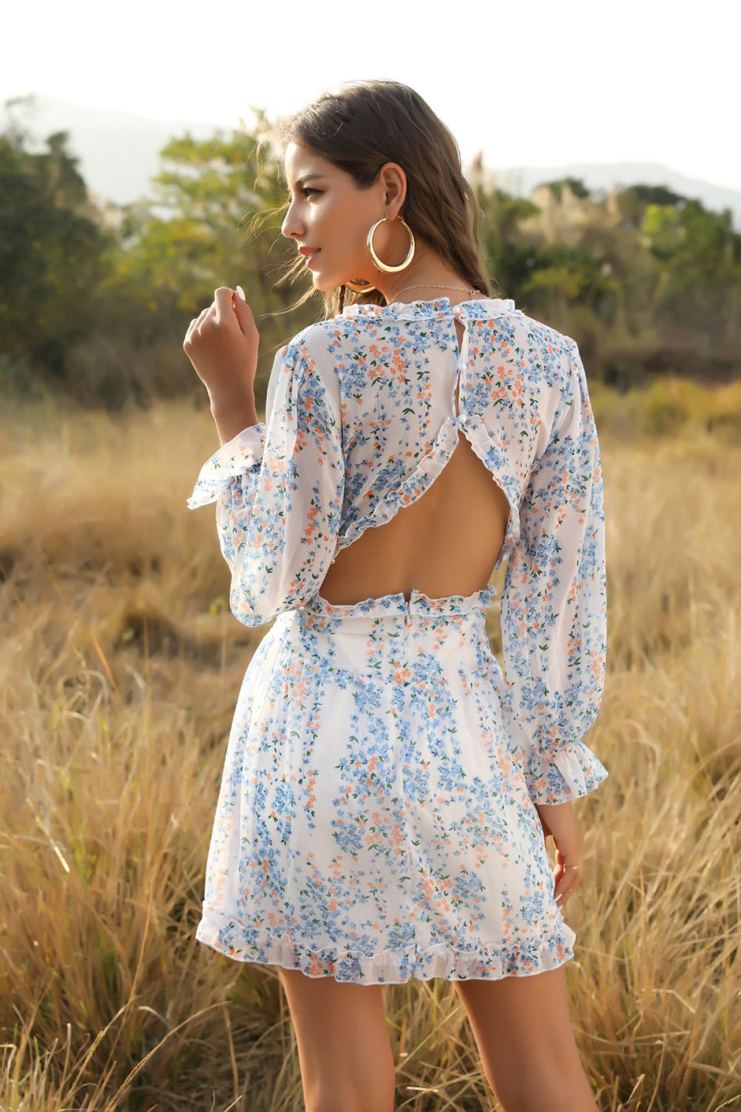 Floral Out Tiered Dress