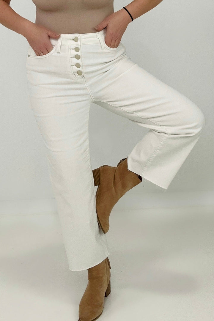 "Sophie" - High Waist Cropped Jeans
