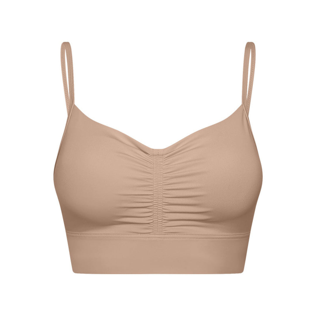 Active Gathering Cut Out Bralettes
